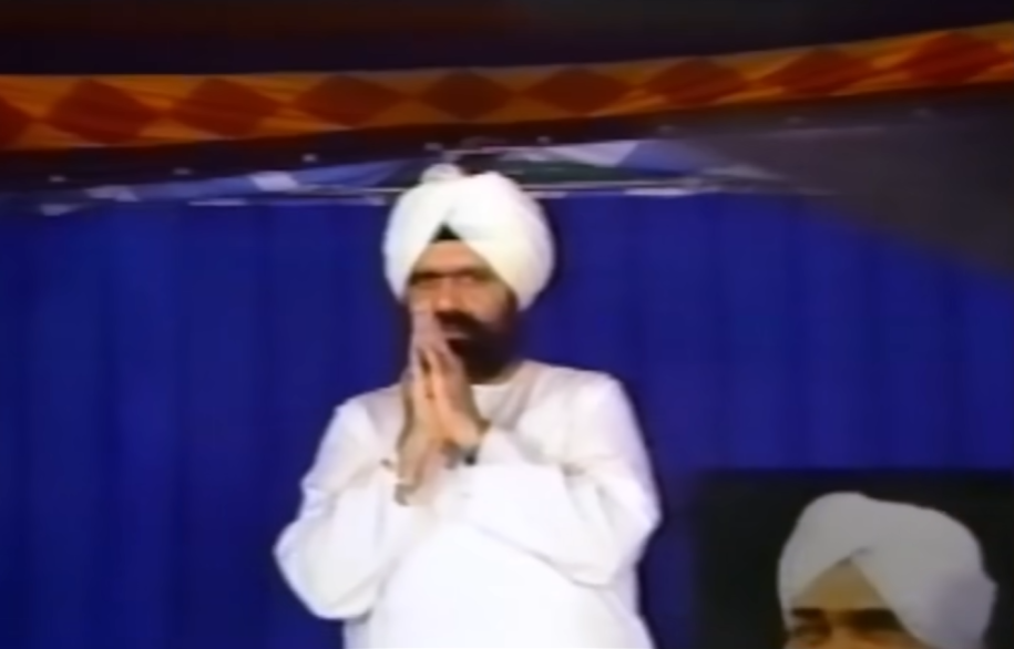 Sant Rajinder Singh Ji Maharaj during the 1989 spiritual mission