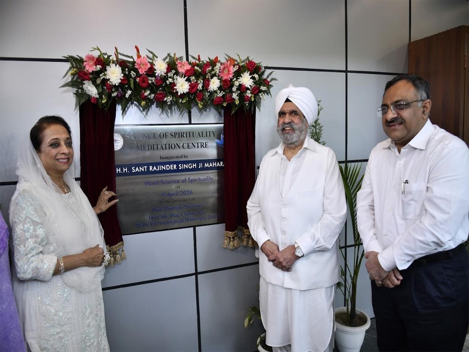 Sant Rajinder Singh Ji Maharaj inaugurates Science of Spirituality Meditation Centre at DTU